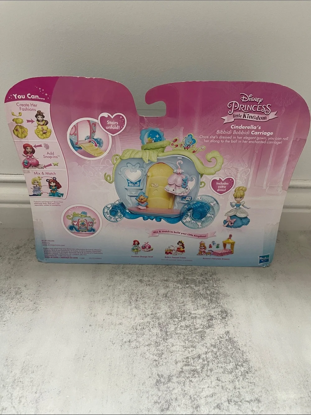 Disney Princess Cinderella Bibbidi Bobbidi Little Kingdom Playset